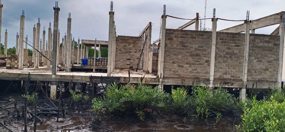 Wow, Revitalisasi Puskesmas Teluk Belengkong Senilai 3 Milyar  Tidak Selesai Dikerjakan