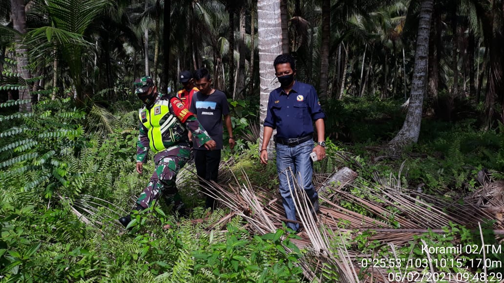 Sebagai Langkah Antisipasi, Koramil 02/Tanah Merah Lakukan Patroli Karhutla