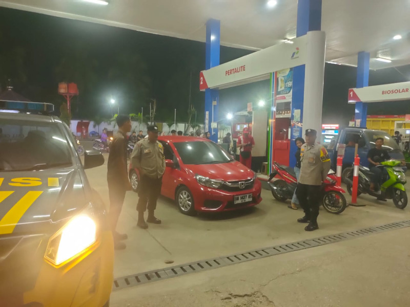 Tingkatkan Keamanan Jelang Pelantikan Presiden dan Wakil Presiden, Polsek Kempas Intensifkan Patroli Malam