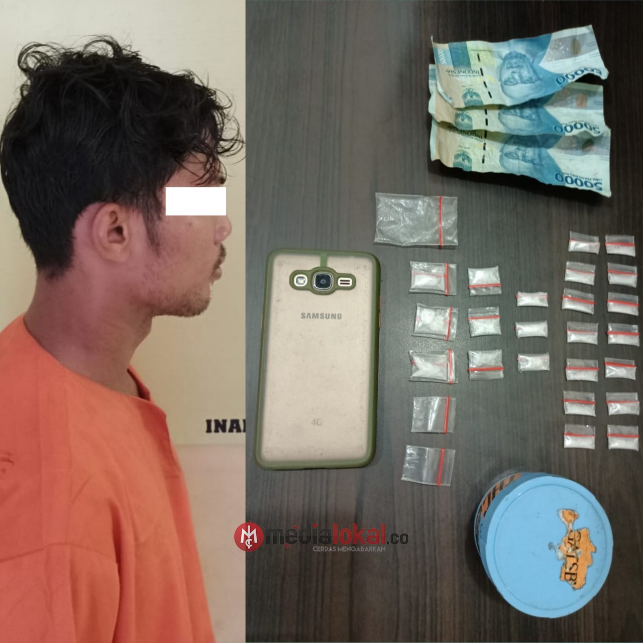 Polsek Bagan Sinembah Tangkap Pengedar Sabu