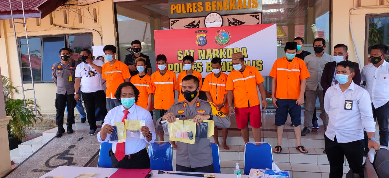 Polisi Kembali Tangkap Pelaku Narkoba Di Bengkalis