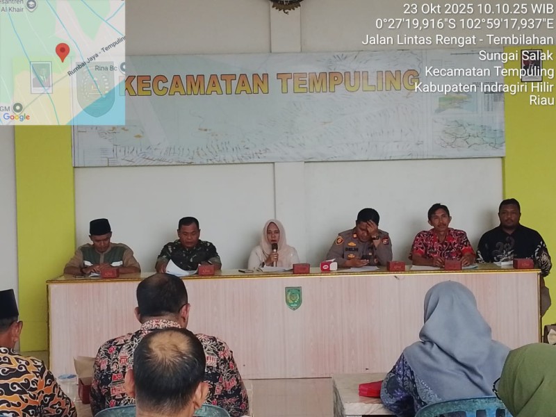 Danramil Muchazzar Hadiri Rapat Persiapan MTQ Ke-55 Inhil: Sinergi Forkopimcam Sukseskan Event Religi