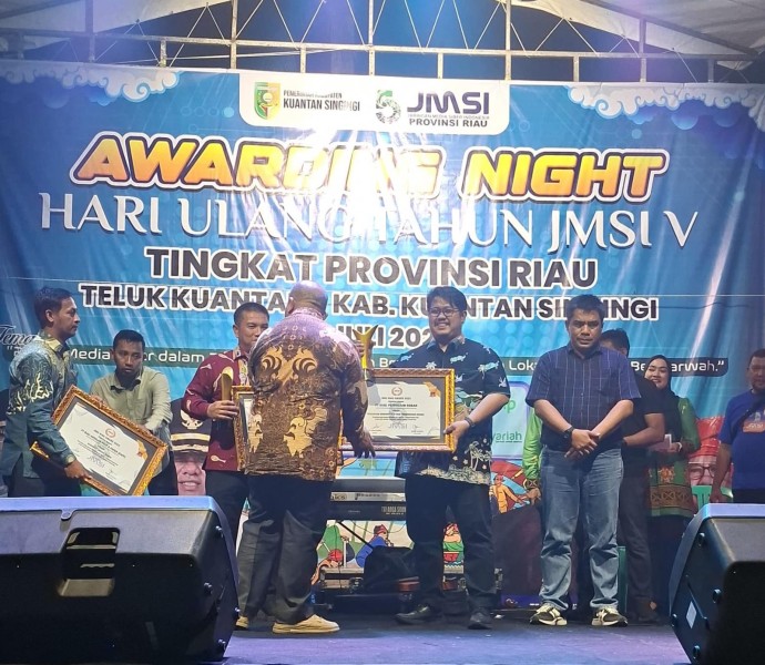 PT Riau Petroleum Rokan Raih Penghargaan Bergengsi Pada Malam Anugrah JMSI Riau Award 2025