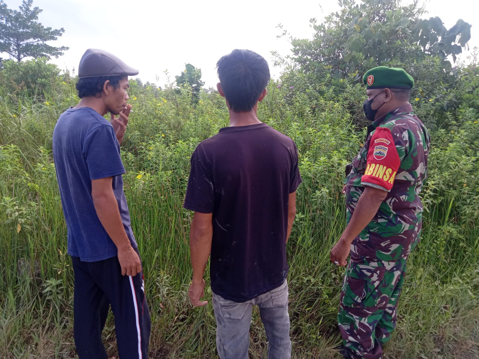 Babinsa Koramil 04/Kuindra Lakukan Sosialisasi Karlahut Bersama Warga Binaan