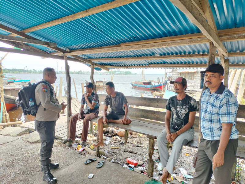 Antisipasi Gangguan Kamtibmas, Personel Polsek Kateman Ciptakan Sitkamtibmas Menjelang Pemilu 2024