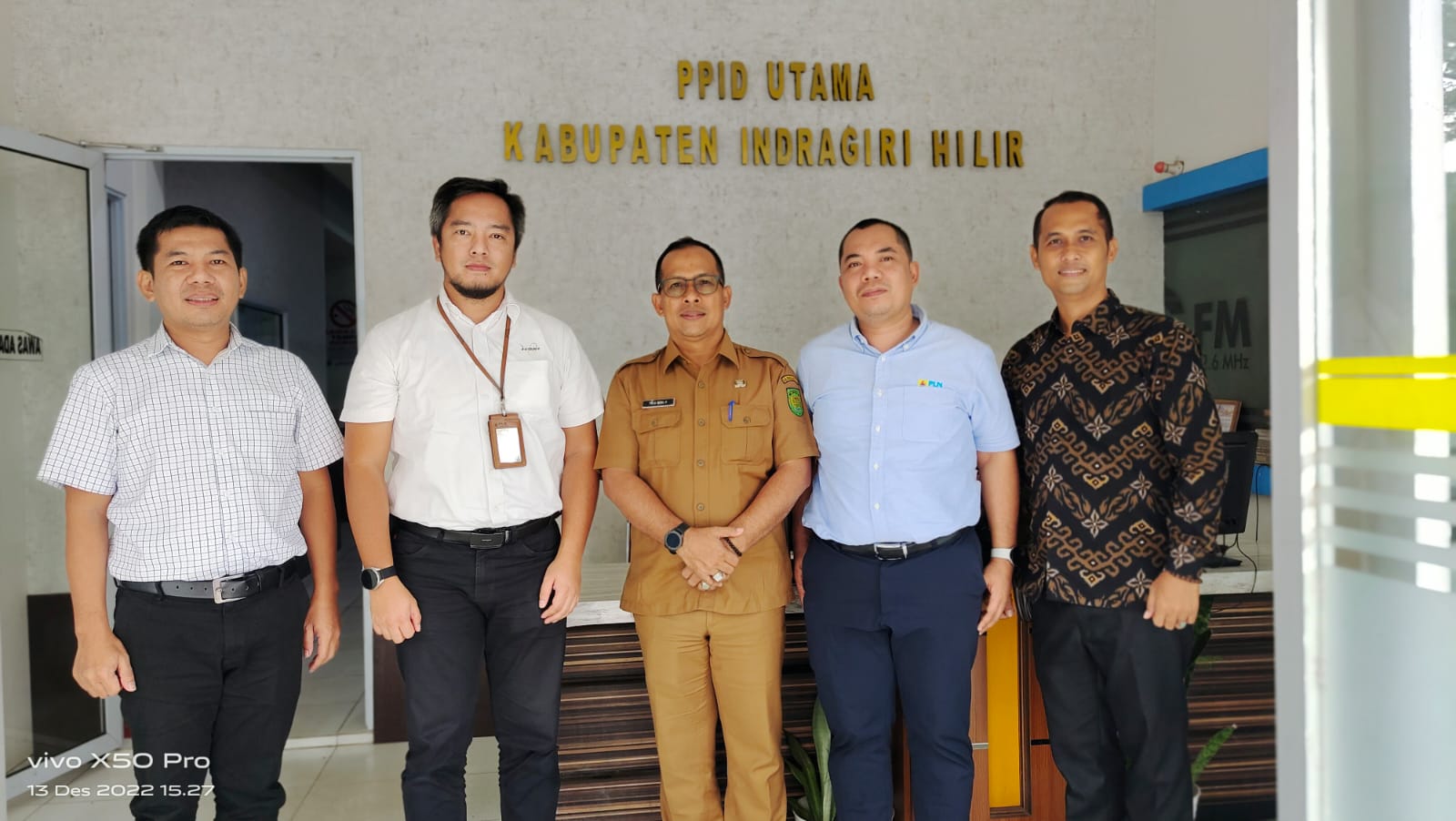 GM Icon Wilayah Kerja Sumatera Bagian Tengah Lakukan Kunker ke Kantor Iconnet Tembilahan dan Diskominfo Inhil 