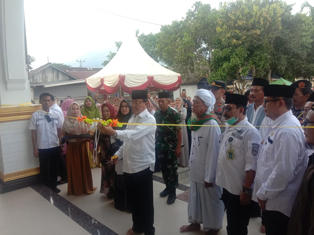 Wakili Dandim 0314/Inhil, Danramil 03/Tempuling Hadiri Peresmian Masjid Baitul Mukminin