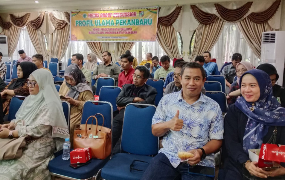 MUI Pekanbaru Gelar FGD dengan Media Sebelum Luncurkan Buku Profil Ulama Pekanbaru
