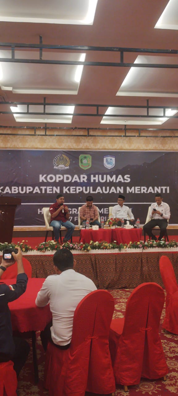 Difasilitasi Imigrasi Selatpanjang, Sekda Bambang Buka Kopdar Humas Kabupaten Kepulauan Meranti