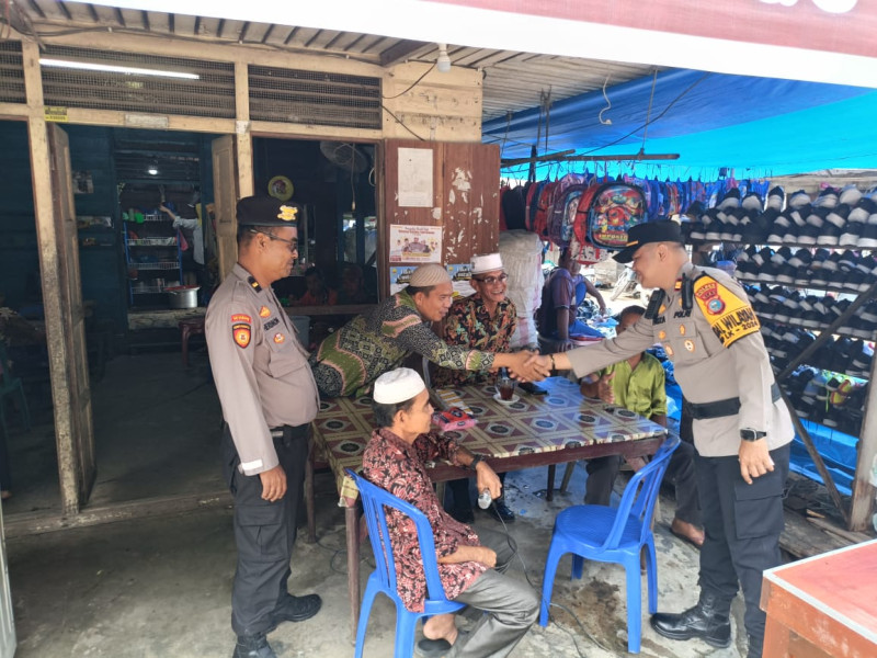 Berikut yang Disampaikan Personel Polsek Gas Saat Patroli Dialogis