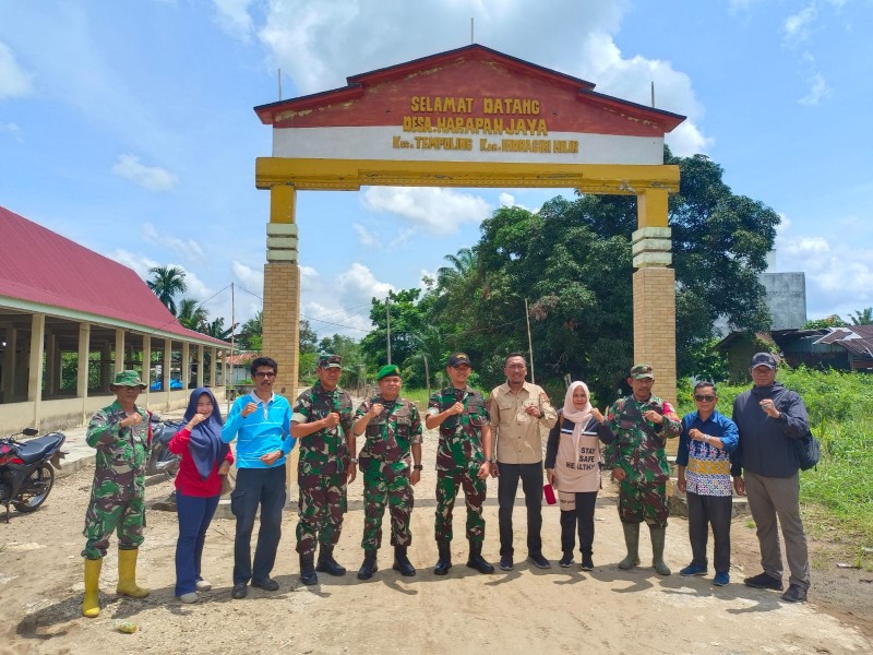 Danramil 03/Tpl Turut Andil dalam Peninjauan Lokasi TMMD 2026 di Tempuling