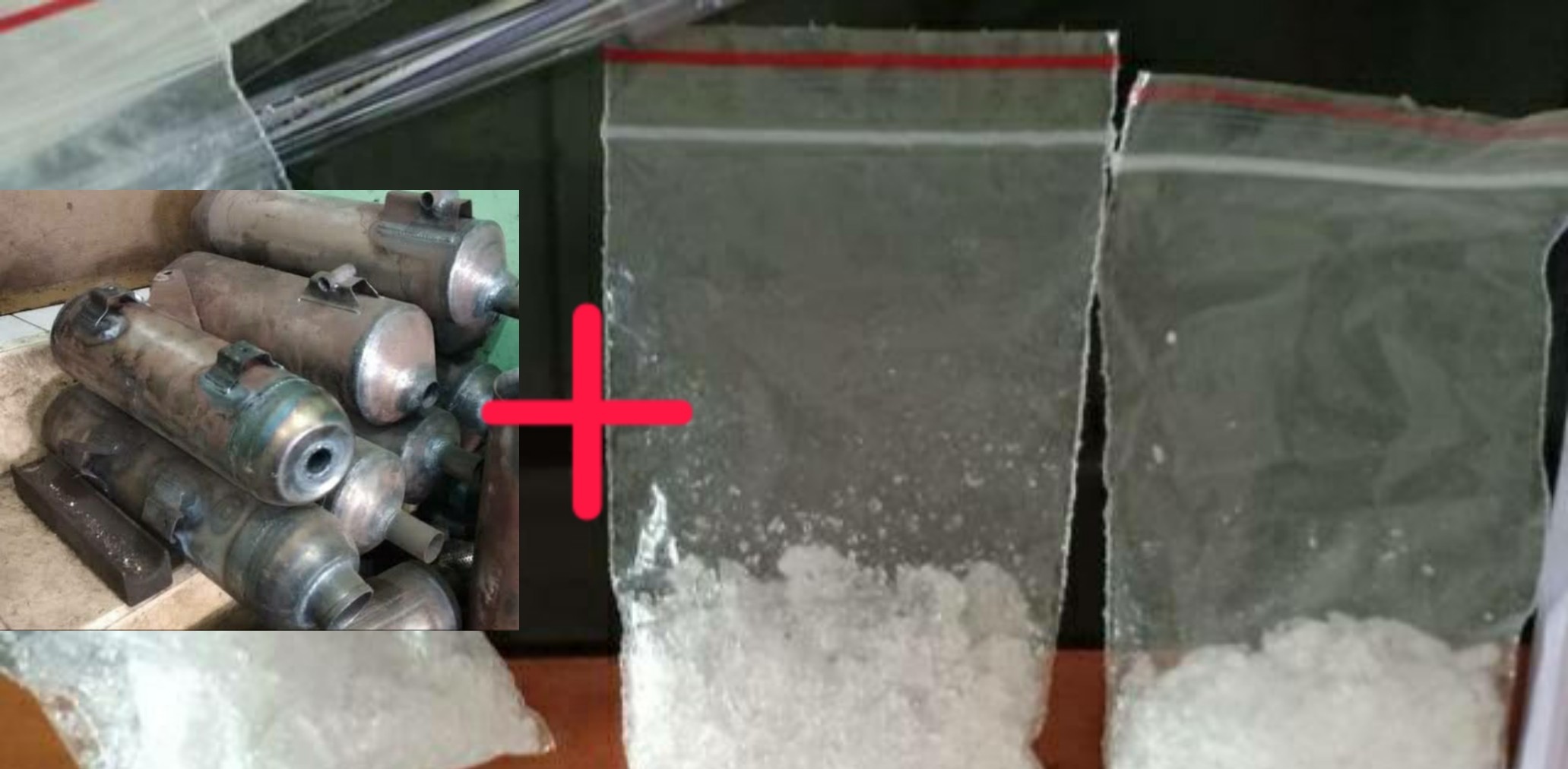 8 Paket Sabu-sabu Diselundupkan di Knalpot Motor, Pria di Tembilahan ini Berhasil Dibekuk