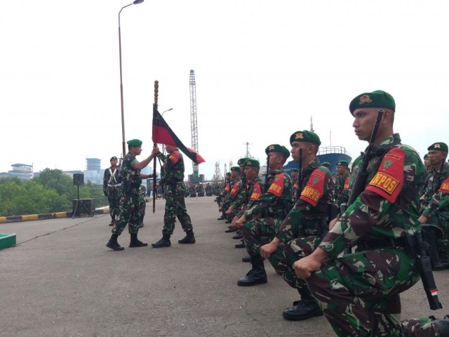 Pangdam I/BB Lepas 400 Personil Pengamanan Perbatasan RI - Timor Leste