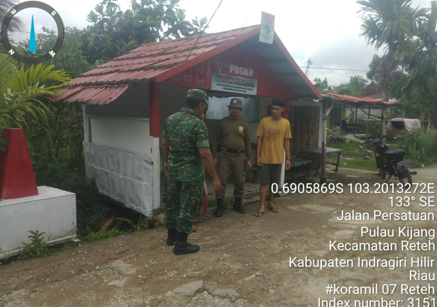 Koramil 07/Reteh Jalin Hubungan Harmonis Guna Ciptakan Silaturahmi Yang Erat