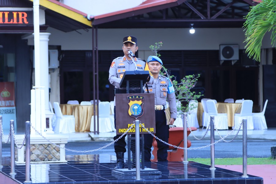 Kapolres Inhil; 258 Personel Gabungan Siap Amankan Pawai Malam Takbir