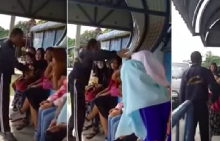 Tak Pakai Hijab, Wanita Indonesia Dipukuli di Halte Bus