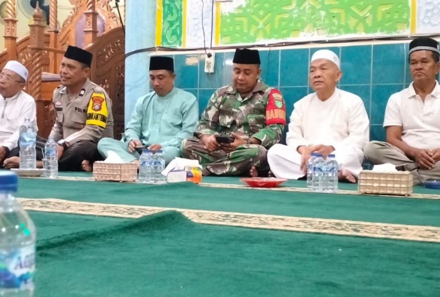 Babinsa Koramil 05/Gas Hadiri Peringatan Maulid Nabi Muhammad SAW di Wilayah Binaan