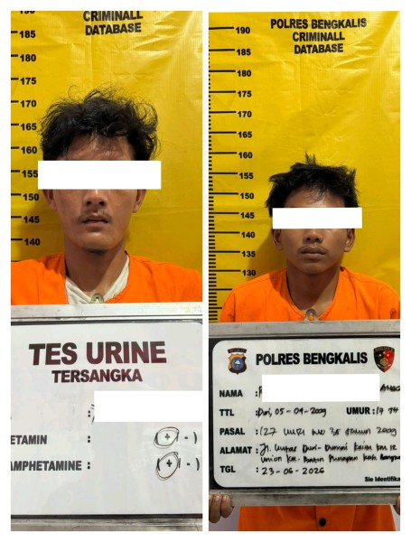 Dua Pelaku Narkoba Diamankan di Jalan Lintas Duri–Dumai KM 12 Balai Makam