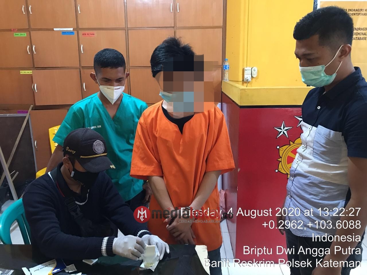 Pria di Inhil ini Sering Transaksi Sabu, Unit Reskrim Polsek Kateman Temukan ini