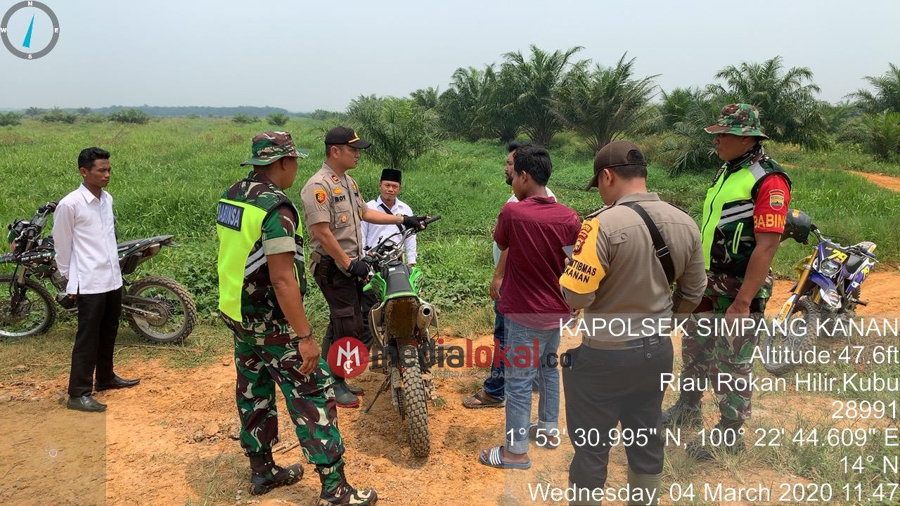 Cegah Karlahut, Polsek Simpang Kanan Intensifkan Patroli Gabungan Cegah Karlahut, Polsek Simpang Kanan Intensifkan Patroli Gabungan