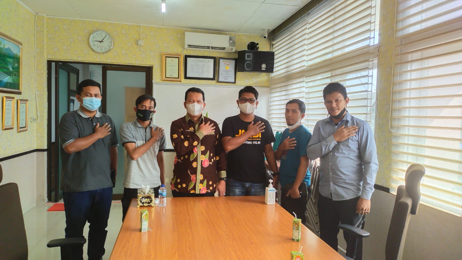 Jalin Silahturrahmi, JMSI Inhil Lakukan Kunker ke Dinas Kesehatan Provinsi Riau 