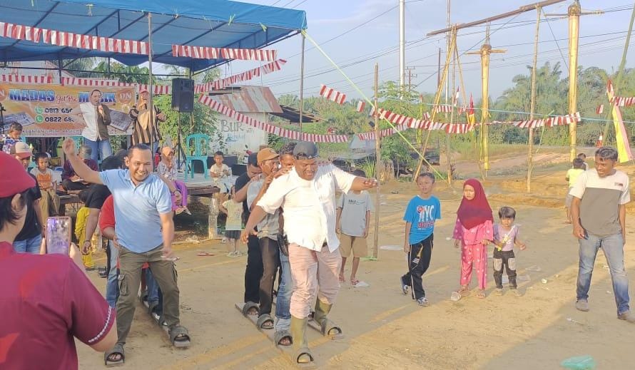 Masyarakat Bersorak Gembira Atas Kehadiran Dodi SPBU Dalam Meriahkan HUT RI ke-78