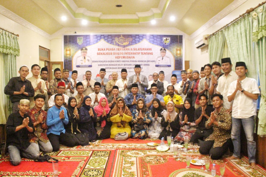 Aula Dipenuhi, KNPI Inhil Adakan Buka Puasa Bersama dan Dialog Kepemudaan Beberapa Hari Menjelang Idul Fitri