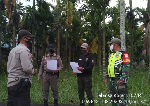 Pelda Doni Akmal Melakukan Pencegahan Kebakaran Hutan dan Lahan