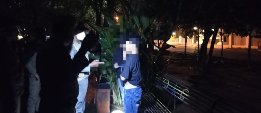 Tidak Patuhi Prokes Dan Kumpul Hingga Larut Malam Remaja Di Tembilahan Di Bubarkan Satpol PP Inhil