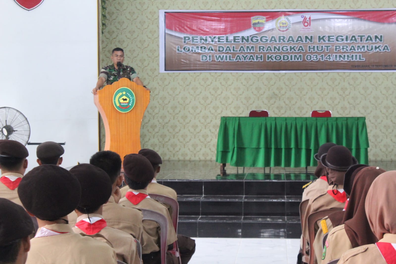 Dalam Rangka HUT Pramuka, Kodim 0314/Inhil Adakan Berbagai Perlombaan