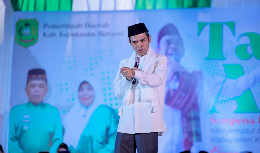 Hadirkan UAS, Tabligh Akbar HUT Meranti Dihadiri Ribuan Masyarakat