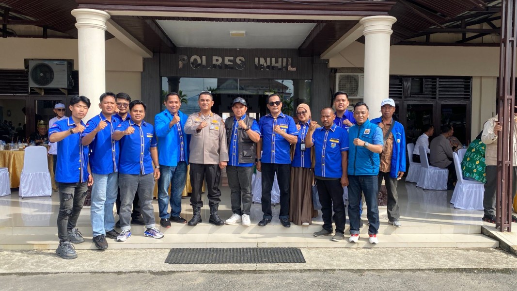 KNPI Inhil Dukung Penuh Sabuk Kamtibmas Polres, Siap Jadi Mitra Jaga Stabilitas Daerah