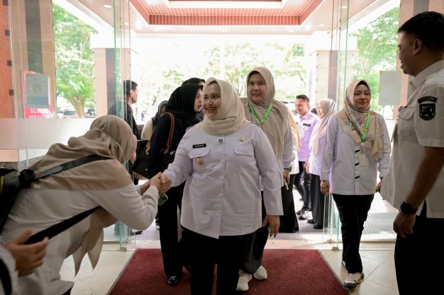 Dukung Pengembangan Layanan Cathlab dan Ortopedi, Bupati Kasmarni Berkunjung Ke RSUD Mandau