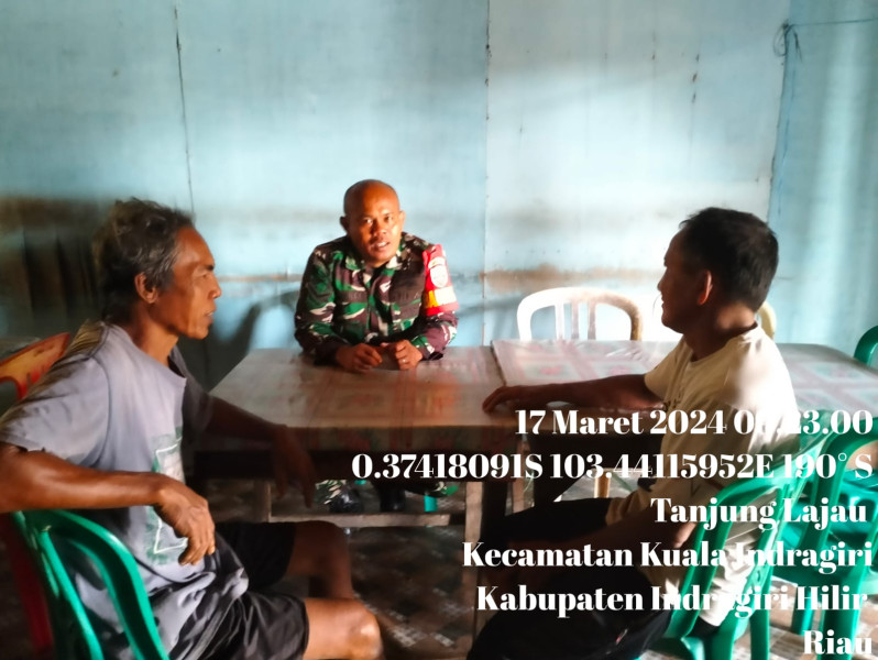 Selama Bulan Ramadhan, Babinsa Koramil 04/Kuindra Rutin Himbau Untuk Terus Menjaga Kesehatan dan Stamina