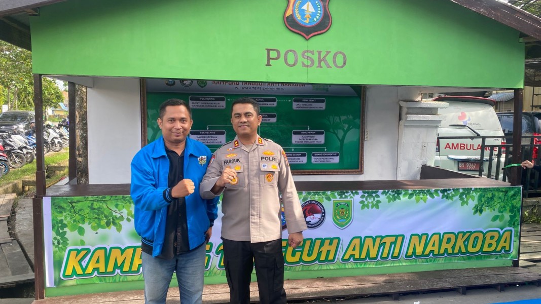 Hadiri Kegiatan Penunjukan Duta Anti Narkoba dan Revitalisasi Kampung Tangguh, Ini Kata Ketua KNPI Inhil