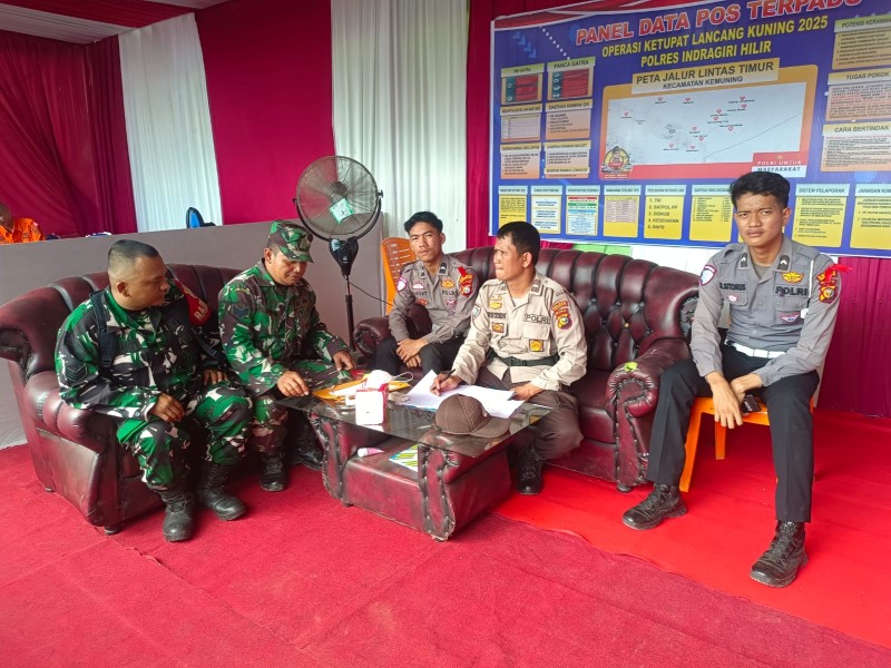 Danramil 09/Kemuning Pastikan Keamanan dan Keselamatan Arus Mudik Hari Raya Idul Fitri 2025