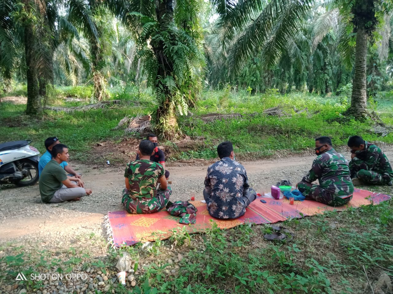 Satgas TMMD ke-110 Kodim 0313 KPR Gencar lakukan Komsos