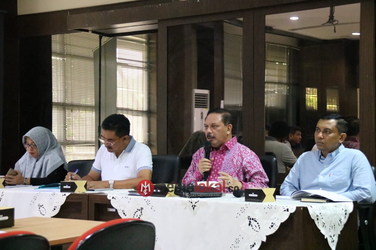 Sekda Inhil bersama Kepala BPPWR Bahas DED Peremajaan Jaringan Pipa PDAM TI