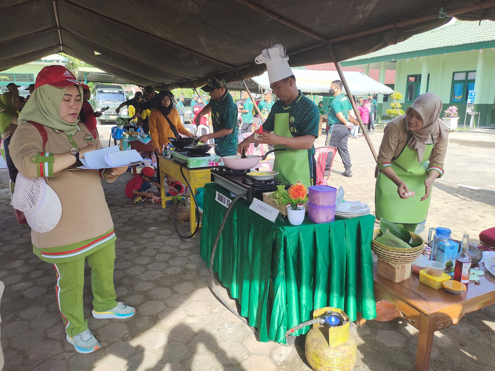 Lomba Memasak Dalam Rangka HUT RI Ke 77 Oleh Danramil 07/Reteh