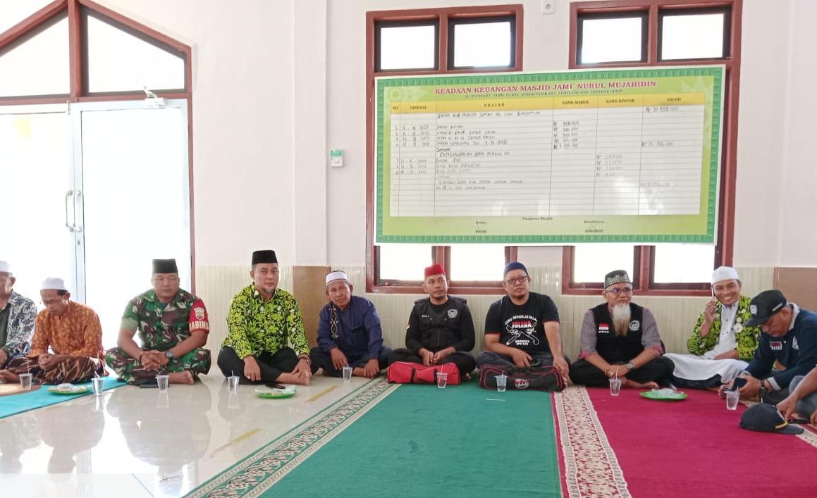 Babinsa 03/Tpl Hadiri Kegiatan Silaturahmi Dan Sosialisasi Juru Sembelih Halal Oleh DMI Kecamatan Tempuling