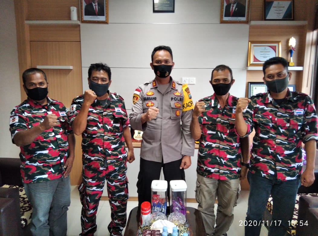 LMP Bersama Polres Dukung Penuh Pengamanan Pilkada Bintan