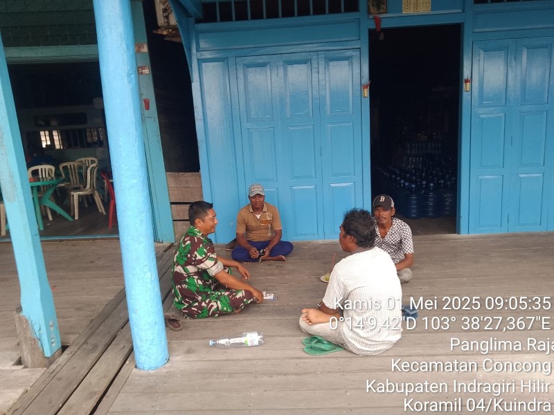 Kesadaran dan Kepedulian Masyarakat: Kunci Sukses Pembangunan dan Keamanan di Wilayah Koramil 04/Kuindra
