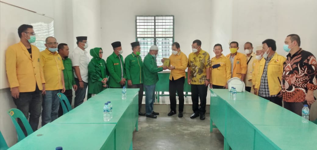 Bangun Harmonisasi, Plt Ketua DPD Golkar Tanjungbalai Kunjungi PPP dan PKB