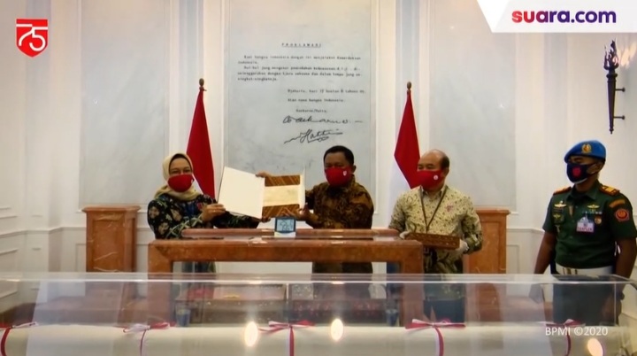 [Video] Teks Proklamasi Asli Tulisan Bung Karno Akan Dipamerkan di Istana Negara 