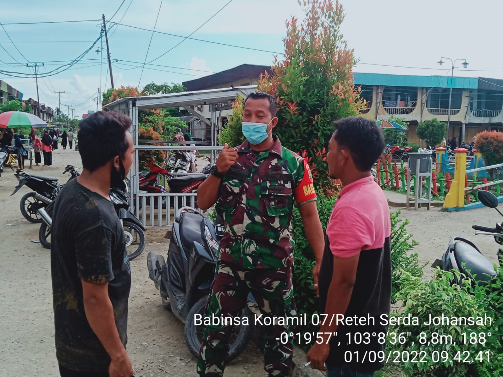 Melalui Komsos, Serda Johansah Rutin Turun Ke Wilayah Guna Jalin Silaturrahmi