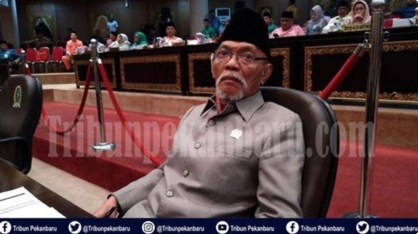 Kisah Wakil Rakyat Tertua di Riau, 3 Priode di DPRD Inhil dan 3 Priode di DPRD Riau, Segini Usianya