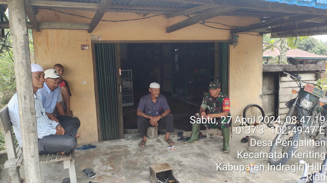 Babinsa Koramil 09/Kmg Berikan Himbauan Kepada Kalangan Anak Muda Untuk Hindari Narkoba