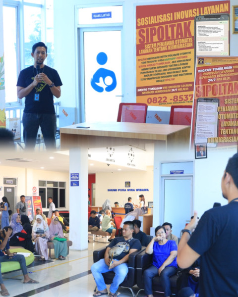 KEREEEN...! Kantor Imigrasi Kelas II TPI Tembilahan Tingkatkan Layanan Melalui SIPOLTAK