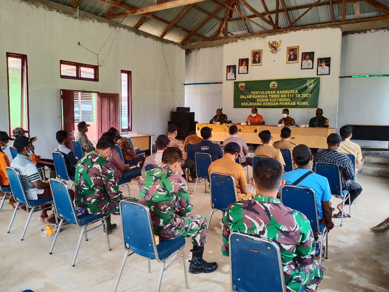 Satgas TMMD Laksanakan Penyuluhan Karhutla