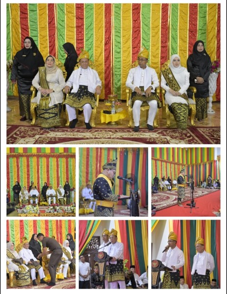 LAM Rohil Sambut Bupati dan Wakil Bupati Periode 2025 - 3030 Dengan Tapung Tawar